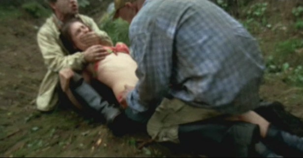 Rape attempt of blond girl in forest - ForcedCinema