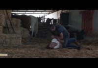Raped sister in barn