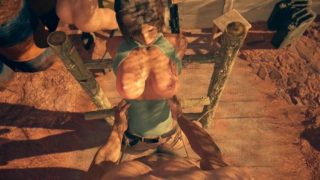 Bondage rape in the desert