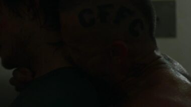 Matt Nable male rape, Outlaw (2017)